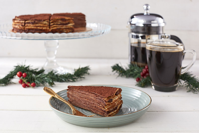 Chocolate Crepe Cake