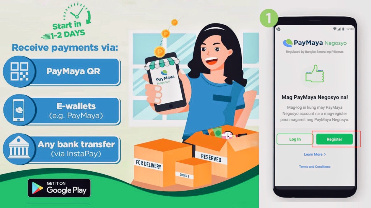 This app enables sellers to accept QR, online payments of up to PhP 250,000 a month for free | How to Download PayMaya “Negosyo”&nbsp;App