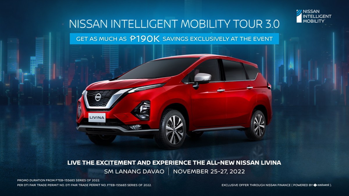 Deals Up To P40,000 Off, Unli Test Drives, AR Simulation: Nissan Intelligent Mobility Tour in&nbsp;Mindanao